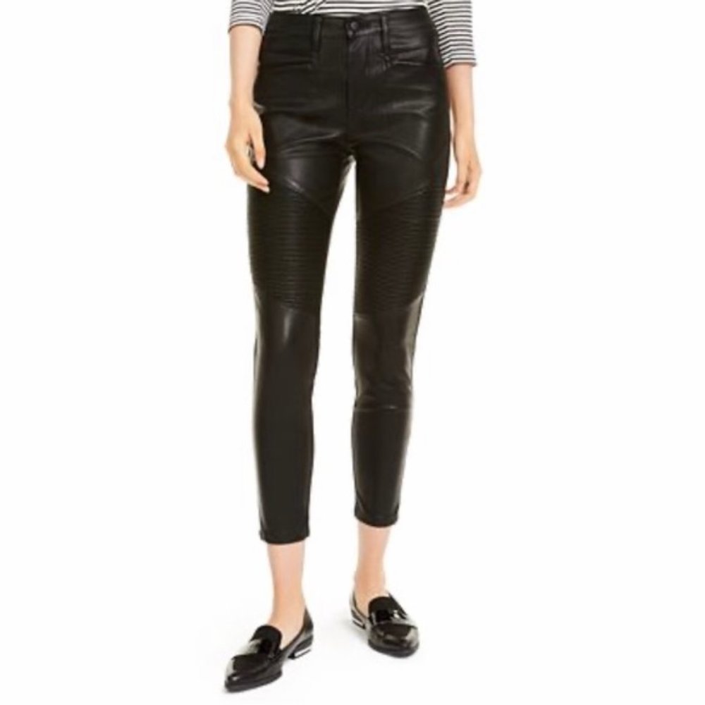 Oat Faux Leather Pants -waist 26 inches (BNWT)